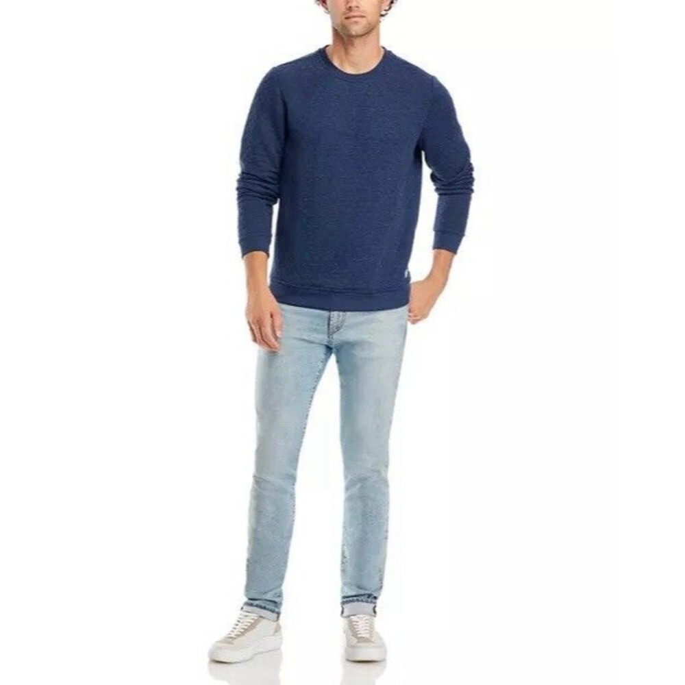 Marine Layer Men's Small Corbet Quilted Crewneck Sweatshirt Outdoors Casual